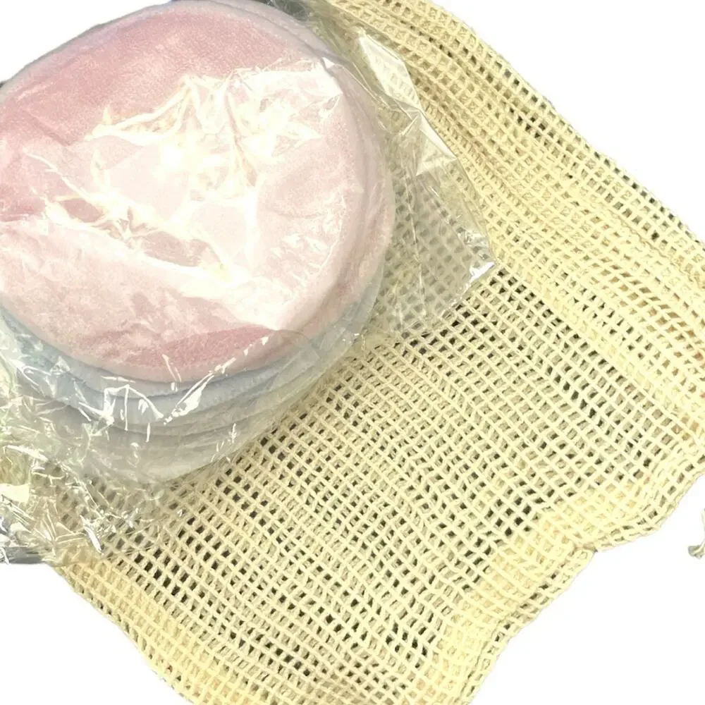 Reusable Bamboo Makeup Remover Pads 12pcs with Bag